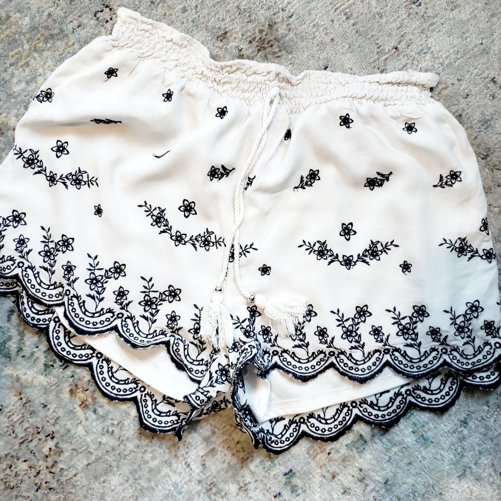 Embroidered Shorts